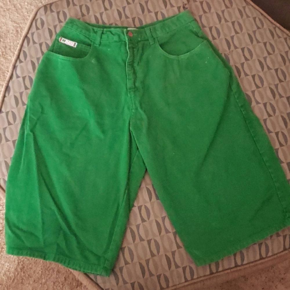 Vintage 90's Cross Colours Denim Baggy Shorts Made in USA